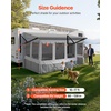 image:imageVEVOR RV Awning Sun Shade Room  Compatible with 1617 ft Awnings RV Awning Sun Shading Room with Door amp Ventilated Mesh Windows Sunproof amp Windproof ThreeSided Enclosure Tent for RV Camping16 Feet to 17 Feet