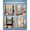 image:imageVEVOR RV Screen Door Protector Adjusts from 22 to 315 inch Adjustable Door Grille Easy to Install Reinforced Breathable Honeycomb Holes Iron Camper RV Entry Protector for Pet Protection Black285 x 315 in