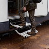 image:imageVEVOR RV Steps 2Step 440 lbs Load Capacity Electric Retractable RV Stairs Telescopic Folding Aluminum Alloy Camper Steps Steel Frame NonSlip Entry Stair for Camper Van Motorhome Travel Trailer2Step Electric Powered