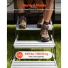 image:imageVEVOR RV Steps 2Step 440 lbs Load Capacity Electric Retractable RV Stairs Telescopic Folding Aluminum Alloy Camper Steps Steel Frame NonSlip Entry Stair for Camper Van Motorhome Travel Trailer3Step