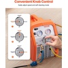 image:imageVEVOR Refrigerant Recovery Machine 1 HP Dual Cylinder Portable AC Recovery Machine with 3000rpm Brushless Motor Freon Refrigerant Recycling Tool for Automotive Air Condition Household HVACPortable