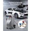 image:imageVEVOR Refrigerant Recovery Machine 1 HP Dual Cylinder Portable AC Recovery Machine with 3000rpm Brushless Motor Freon Refrigerant Recycling Tool for Automotive Air Condition Household HVACFully Automatic