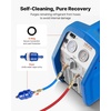 image:imageVEVOR Refrigerant Recovery Machine 1 HP Dual Cylinder Portable AC Recovery Machine with 3000rpm Brushless Motor Freon Refrigerant Recycling Tool for Automotive Air Condition Household HVACPortable