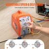 image:imageVEVOR Refrigerant Recovery Machine 1 HP Dual Cylinder Portable AC Recovery Machine with 3000rpm Brushless Motor Freon Refrigerant Recycling Tool for Automotive Air Condition Household HVACPortable