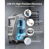image:imageVEVOR Refrigerant Recovery Machine 1 HP Dual Cylinder Portable AC Recovery Machine with 3000rpm Brushless Motor Freon Refrigerant Recycling Tool for Automotive Air Condition Household HVACFully Automatic