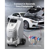 image:imageVEVOR Refrigerant Recovery Machine 1 HP Dual Cylinder Portable AC Recovery Machine with 3000rpm Brushless Motor Freon Refrigerant Recycling Tool for Automotive Air Condition Household HVACFully Automatic
