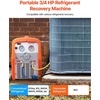image:imageVEVOR Refrigerant Recovery Machine 1 HP Dual Cylinder Portable AC Recovery Machine with 3000rpm Brushless Motor Freon Refrigerant Recycling Tool for Automotive Air Condition Household HVACPortable