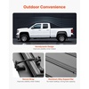 image:imageVEVOR Retractable Tonneau Cover 55 ft Hard Retractable Tonneau Cover with Builtin Drainage Pipe for 20092024 Ford F150 Crew Cab Customized Design with DoubleLock amp TSlot55 ft