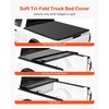 image:imageVEVOR Retractable Tonneau Cover 55 ft Hard Retractable Tonneau Cover with Builtin Drainage Pipe for 20092024 Ford F150 Crew Cab Customized Design with DoubleLock amp TSlot55 ft