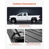 image:imageVEVOR Retractable Tonneau Cover 55 ft Hard Retractable Tonneau Cover with Builtin Drainage Pipe for 20092024 Ford F150 Crew Cab Customized Design with DoubleLock amp TSlot55 ft