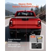image:imageVEVOR Retractable Tonneau Cover 55 ft Hard Retractable Tonneau Cover with Builtin Drainage Pipe for 20092024 Ford F150 Crew Cab Customized Design with DoubleLock amp TSlot46 ft