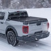 image:imageVEVOR Retractable Tonneau Cover 55 ft Hard Retractable Tonneau Cover with Builtin Drainage Pipe for 20092024 Ford F150 Crew Cab Customized Design with DoubleLock amp TSlot45 ft