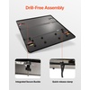 image:imageVEVOR Retractable Tonneau Cover 58 ft Hard Tonneau Cover with Builtin Drainage Pipe for 20212024 ChevyGMC SilveradoSierra 1500 Crew Cab Customized Design with DoubleLock amp TSlot70in58ft