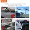 image:imageVEVOR Retractable Tonneau Cover 58 ft Hard Tonneau Cover with Builtin Drainage Pipe for 20212024 ChevyGMC SilveradoSierra 1500 Crew Cab Customized Design with DoubleLock amp TSlot70in58ft