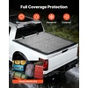 image:imageVEVOR Retractable Tonneau Cover 58 ft Hard Tonneau Cover with Builtin Drainage Pipe for 20212024 ChevyGMC SilveradoSierra 1500 Crew Cab Customized Design with DoubleLock amp TSlot58ft