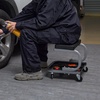 image:imageVEVOR Rolling Creeper GarageShop Seat 250 LBS Capacity Padded Rolling Workshop Stool with Tool Tray Storage Mechanic Stool for Garage Shop Auto Repair Black