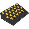 image:imageVEVOR Rubber Curb Ramp 6 Rise Height Sidewalk Threshold Ramp 146 Width 193 Length Driveway Ramp 33069 lbs Load Capacity for Curb for Forklifts Trucks Buses Cars Wheelchairs Bike5 H