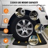 image:imageVEVOR Rubber Curb Ramps for Driveway 2 Pack Threshold Bridge 33069 lbs Load Capacity 25 Rise with Reflective Safety Strips Ideal for Cars RVs Scooters and Motorcycles to Prevent Car Scraping25 Rise 2Pack