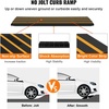 image:imageVEVOR Rubber Curb Ramps for Driveway 2 Pack Threshold Bridge 33069 lbs Load Capacity 25 Rise with Reflective Safety Strips Ideal for Cars RVs Scooters and Motorcycles to Prevent Car Scraping26 Rise 1Pack  1Channel