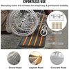 image:imageVEVOR Rubber Curb Ramps for Driveway 2 Pack Threshold Bridge 33069 lbs Load Capacity 25 Rise with Reflective Safety Strips Ideal for Cars RVs Scooters and Motorcycles to Prevent Car Scraping25 Rise 2Pack