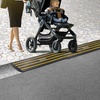 image:imageVEVOR Rubber Curb Ramps for Driveway 2 Pack Threshold Bridge 33069 lbs Load Capacity 25 Rise with Reflective Safety Strips Ideal for Cars RVs Scooters and Motorcycles to Prevent Car Scraping26 Rise 3Pack  48 L
