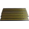 image:imageVEVOR Rubber Curb Ramps for Driveway 2 Pack Threshold Bridge 33069 lbs Load Capacity 25 Rise with Reflective Safety Strips Ideal for Cars RVs Scooters and Motorcycles to Prevent Car Scraping26 Rise 3Pack  48 L