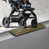 image:imageVEVOR Rubber Curb Ramps for Driveway 2 Pack Threshold Bridge 33069 lbs Load Capacity 25 Rise with Reflective Safety Strips Ideal for Cars RVs Scooters and Motorcycles to Prevent Car Scraping26 Rise 1Pack  1Channel