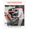 image:imageVEVOR SemiTruck Step Tool Box 18 x 275 x 254 Heavy Duty Aluminum Toolbox Side Mount Waterproof Side Storage Saddle Step Box with THandle Lock amp Keys for Semi Trucks Flatbed Trailers