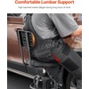 image:imageVEVOR Shop Stool with Backrest Pneumatic Garage SeatWork Stool with 300 lbs Capacity Adjustable Height Roller Creeper Seat 360 Swivel Padded for Garage Shop amp Auto Repair Blackwith Backrestno Casters