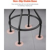 image:imageVEVOR Shop Stool with Backrest Pneumatic Garage SeatWork Stool with 300 lbs Capacity Adjustable Height Roller Creeper Seat 360 Swivel Padded for Garage Shop amp Auto Repair Blackwith Backrestno Casters