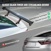 image:imageVEVOR Single Deck GT Wing Car Spoiler Adjustable Universal 534 inch Lightweight Aluminum Car Rear Spoiler WingRacing Spoiler BGWJDM DriftLong bracket Flanks without holes