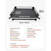 image:imageVEVOR Sliding Truck Bed Organizer 65 x 48Inch Heavy Duty Truck Bed Storage Drawer with 1000 lbs Capacity Features 6 Movable Rings for Securing 2Postion Slide Out Tray for Pickup Trucks Black78 x 48 inches