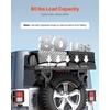 image:imageVEVOR Spare Tire Cargo Basket for 3040 Inch Tires Fit for 19762024 Jeep Wrangler JK JL TJ YJ CJ 80 lbs Load Capacity Utility Cargo Basket Rack Storage Tray Replacement NoDrill Installation