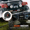 image:imageVEVOR Synthetic Winch Rope 12 Inch x 92 Feet 32000 lbs Synthetic Winch Line Cable Rope with Protective Sleeve  Forged Winch Hook  Pull Strap Universal Fit for SUV Large OffRoad Vehicle Truck38  100 FT