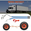 image:imageVEVOR Tire Mount Demount Tool 225 to 245 Tire Changer Steel Bead Breaker Extra Bead Holder Tubeless Truck Manual Tire Changing Tools for Car RepairingRedBlue