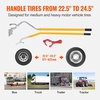 image:imageVEVOR Tire Mount Demount Tool 225 to 245 Tire Changer Steel Bead Breaker Extra Bead Holder Tubeless Truck Manual Tire Changing Tools for Car RepairingRedYellow