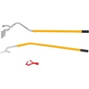 image:imageVEVOR Tire Mount Demount Tool 225 to 245 Tire Changer Steel Bead Breaker Extra Bead Holder Tubeless Truck Manual Tire Changing Tools for Car RepairingRedYellow