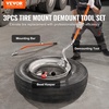 image:imageVEVOR Tire Mount Demount Tool 225 to 245 Tire Changer Steel Bead Breaker Extra Bead Holder Tubeless Truck Manual Tire Changing Tools for Car RepairingRedOrange