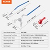 image:imageVEVOR Tire Mount Demount Tool 225 to 245 Tire Changer Steel Bead Breaker Extra Bead Holder Tubeless Truck Manual Tire Changing Tools for Car RepairingRedBlue