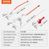 image:imageVEVOR Tire Mount Demount Tool 225 to 245 Tire Changer Steel Bead Breaker Extra Bead Holder Tubeless Truck Manual Tire Changing Tools for Car RepairingRedOrange
