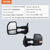 image:imageVEVOR Towing Mirrors Fit for 20042014 Ford F150 Power Heated LED Turn Signal Puddle Light Tow Mirrors Manual Controlling Telescoping Folding Black20152018