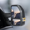 image:imageVEVOR Towing Mirrors Fit for 20042014 Ford F150 Power Heated LED Turn Signal Puddle Light Tow Mirrors Manual Controlling Telescoping Folding Black20152018