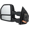 image:imageVEVOR Towing Mirrors Fit for 20042014 Ford F150 Power Heated LED Turn Signal Puddle Light Tow Mirrors Manual Controlling Telescoping Folding Black20152018