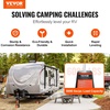 image:imageVEVOR Trailer Jack Block 6000 lbs Capacity per RV Leveling Block Polypropylene RV Camper Stabilizer Blocks RV Travel Accessories Use for Any Tongue Jack Post Foot 5th Wheels 4Pack