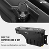 image:imageVEVOR Truck Bed Storage Box Lockable Lid Waterproof ABS Wheel Well Tool Box 66 Gal20 L Compatible with Chevrolet Silverado 1500 GMC Sierra 1500 20192020 Driver Side BlackPassenger Side