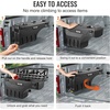 image:imageVEVOR Truck Bed Storage Box Lockable Lid Waterproof ABS Wheel Well Tool Box 66 Gal20 L Compatible with Chevrolet Silverado 1500 GMC Sierra 1500 20192020 Driver Side BlackDriver Side