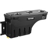 image:imageVEVOR Truck Bed Storage Box Lockable Lid Waterproof ABS Wheel Well Tool Box 66 Gal20 L Compatible with Chevrolet Silverado 1500 GMC Sierra 1500 20192020 Driver Side BlackDriver Side