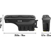 image:imageVEVOR Truck Bed Storage Box Lockable Lid Waterproof ABS Wheel Well Tool Box 66 Gal20 L Compatible with Chevrolet Silverado 1500 GMC Sierra 1500 20192020 Driver Side BlackPassenger Side