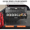 image:imageVEVOR Truck Bed Storage Box Lockable Lid Waterproof ABS Wheel Well Tool Box 66 Gal20 L Compatible with Chevrolet Silverado 1500 GMC Sierra 1500 20192020 Driver Side BlackDriver Side