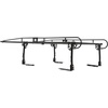 image:imageVEVOR Truck Ladder Rack 1000 LBS  454 KG Strong Capacity Truck Racks NonDrillingDrilling Installation for Long or Heavy Cargo 43363 inch Adjustable Width for Kayak Ladder Surfboard LumberTruck Ladder Rack